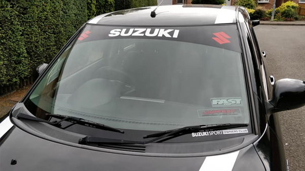 Fitting a sunstrip